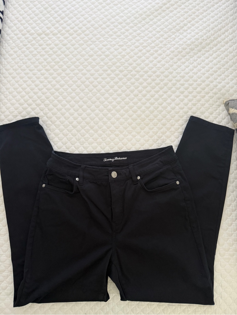 Tommy Bahama Black Straight-Leg Women’s Jeans